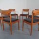 Danish Teak Dining Chairs from Glostrup, 1960s, Set of 6