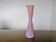 Vase, soliflore stelvia glass, italy, pink, orange and opalescent, 1960s
