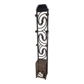 Porte manteau art déco en fer forgé des années 30
