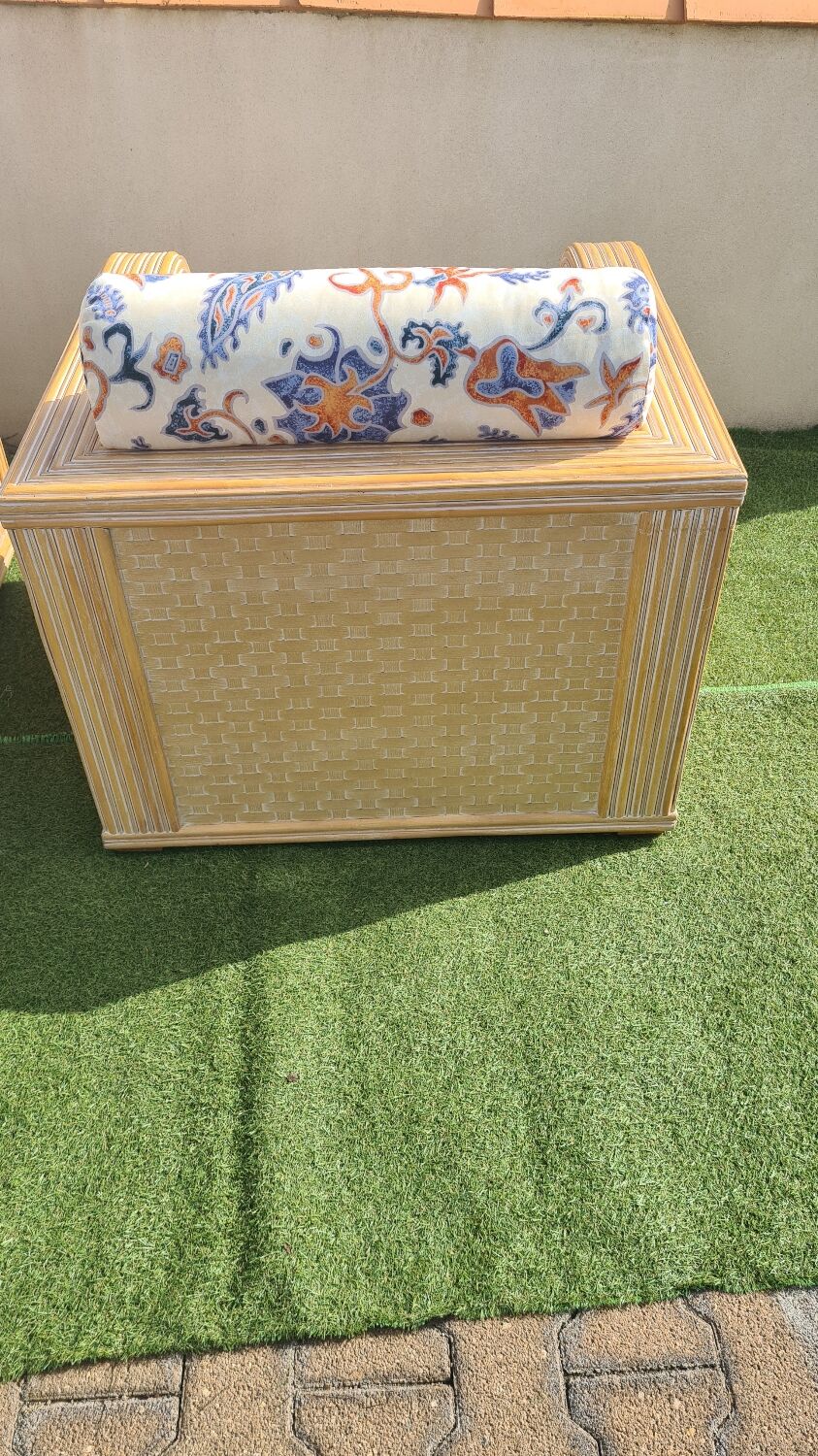 Design rattan club chairs