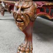 Grande Table Basse Impériale avec plateau de verre, Chine – XXe