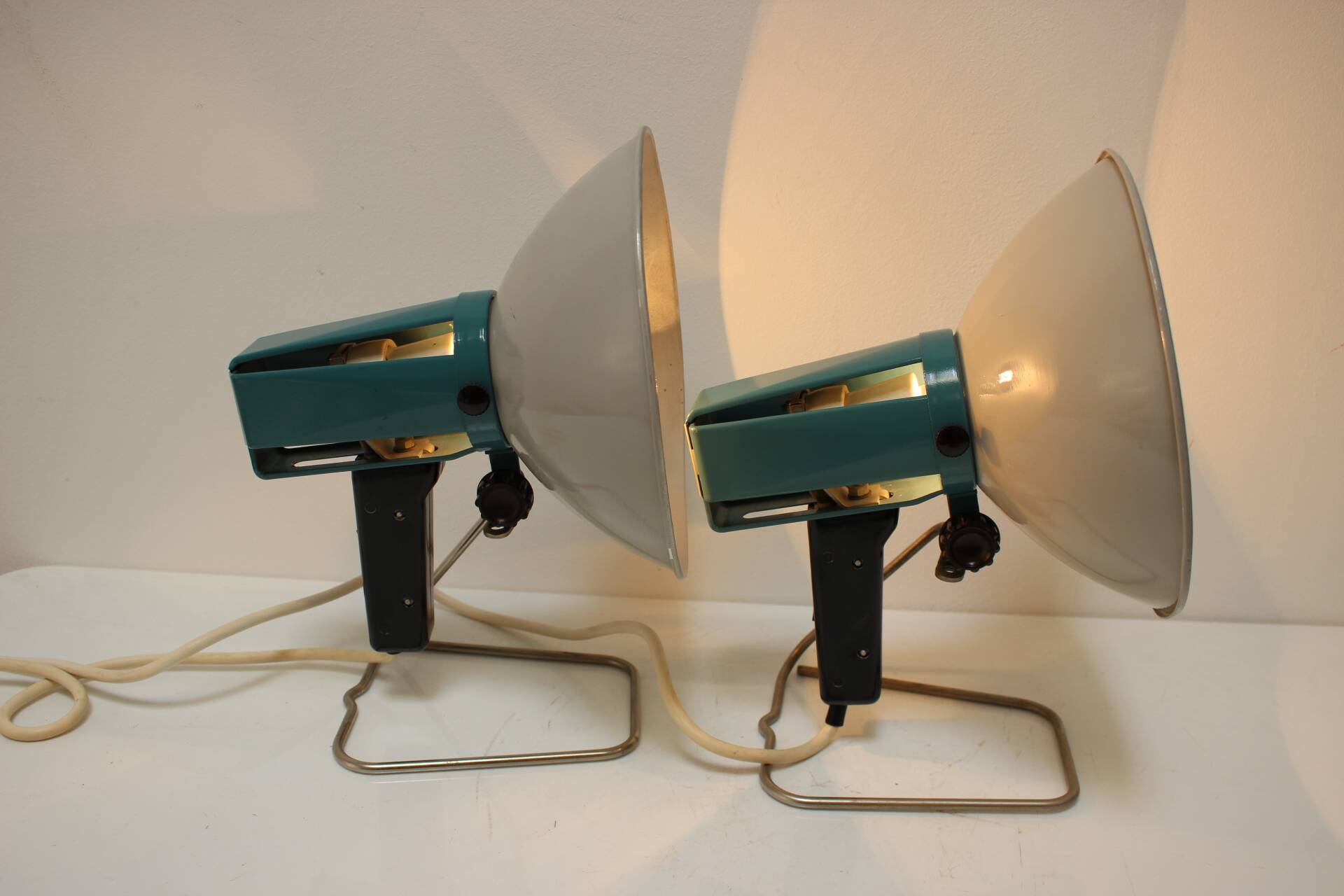 Set Of Two Vintage Adjustable Table Lamps by FAX, 1960s, Czechoslovakia