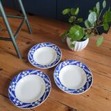 Three Badonviller soup plates