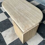 Vintage travertine coffee table