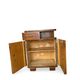 Tables de chevet Art déco italiennes en noyer, années 1940.