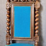 Pair of blue fabric chairs