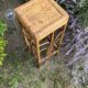 Plant holder or harness in rattan and vintage bamboo