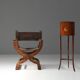 Fauteuil trône néo Renaissance 1890