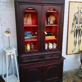 Showcase buffet 2 bodies vintage, farm dresser