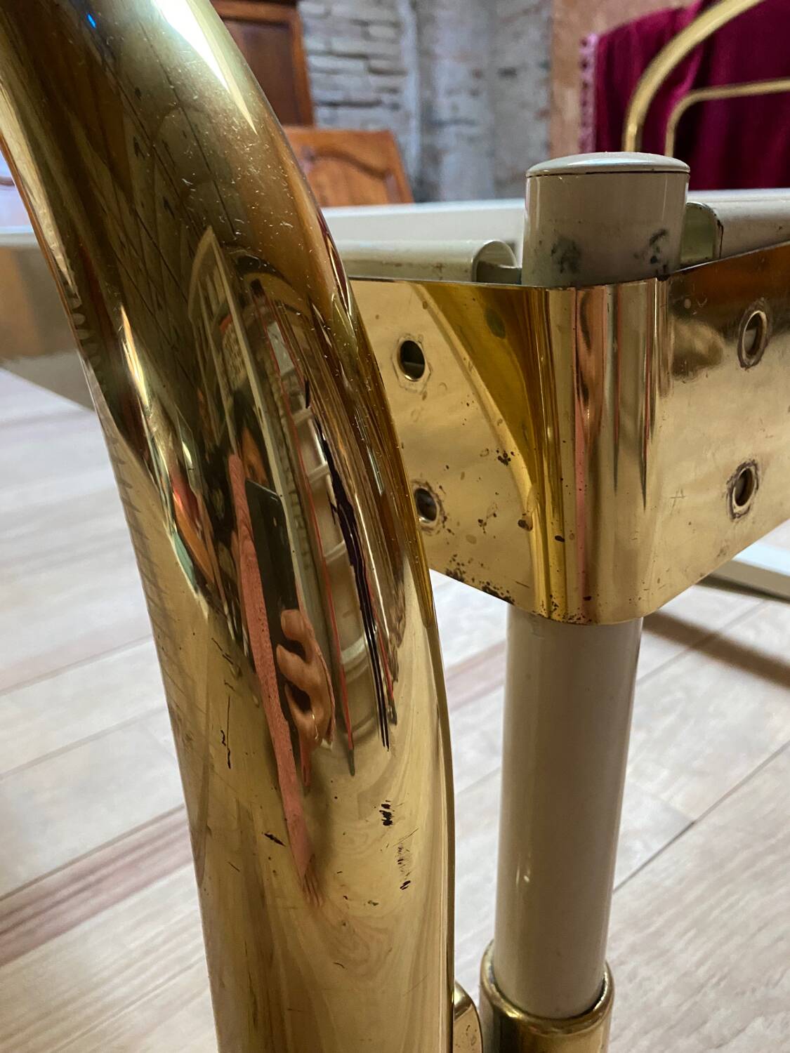 Brass bed Lipparini Design 1970