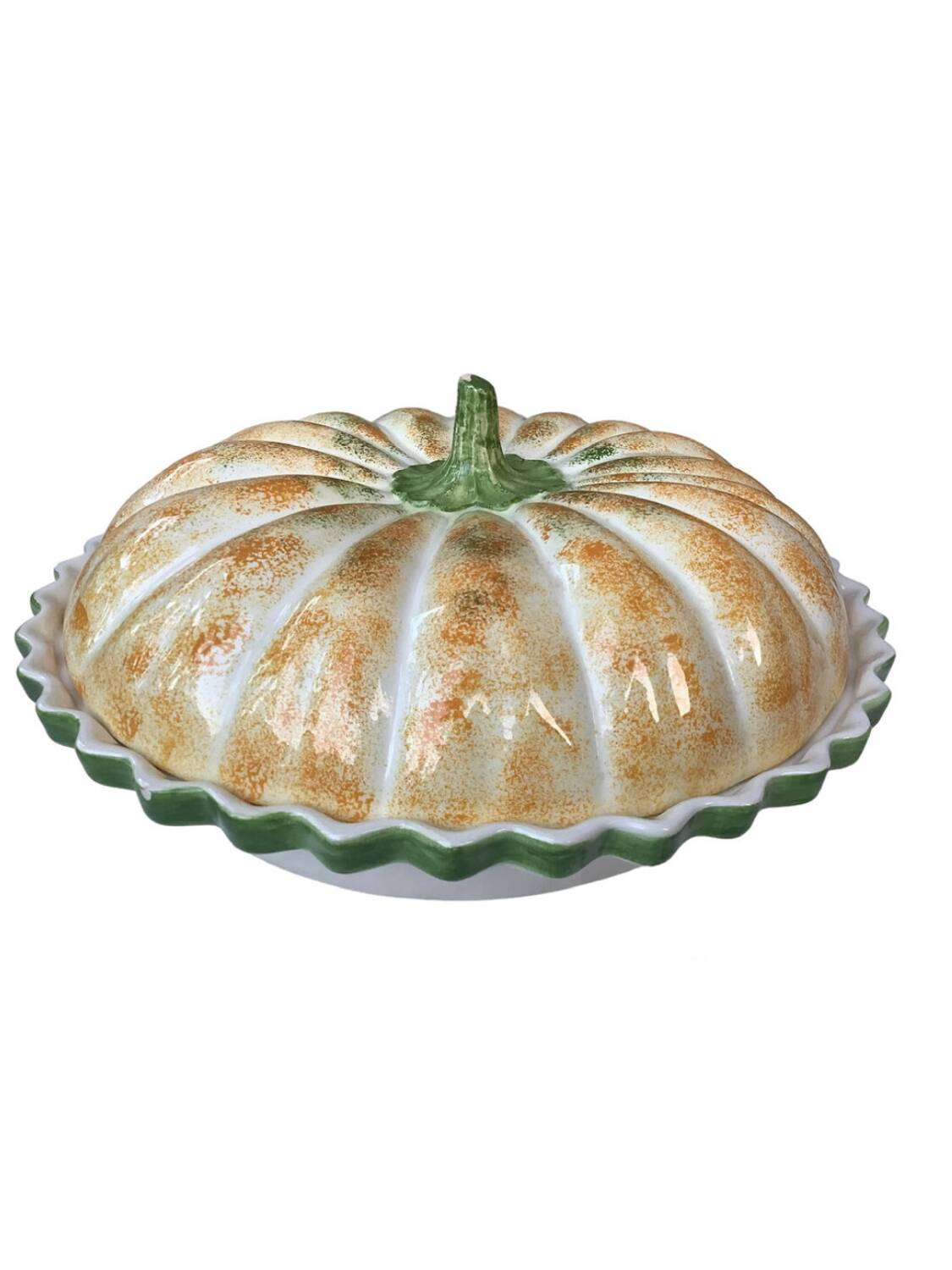 Pumpkin slushie dish