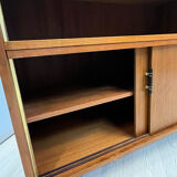 Vintage cabinet with sliding doors