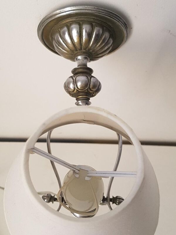 Lampe ancienne de bateau
