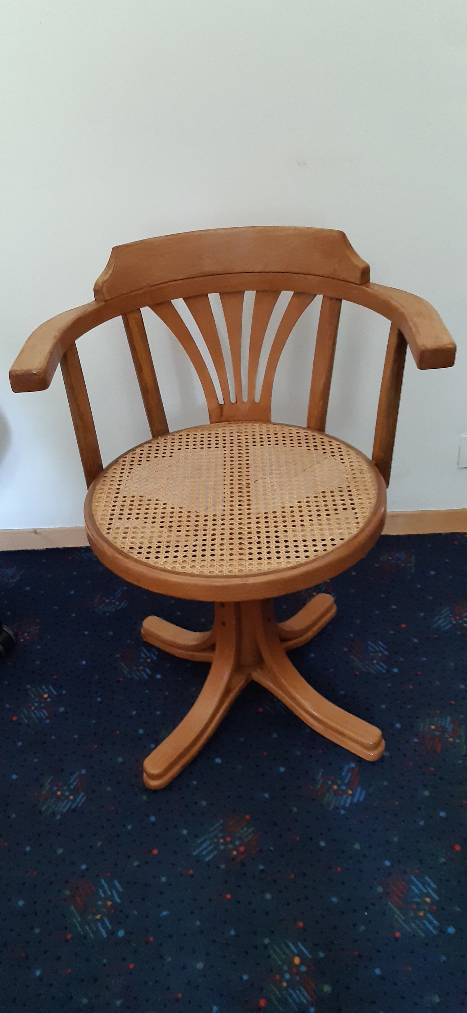 Swivel 70s office chair