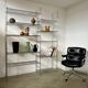 Old modular metal shelf vintage bookcase 10 design shelves from the 80s