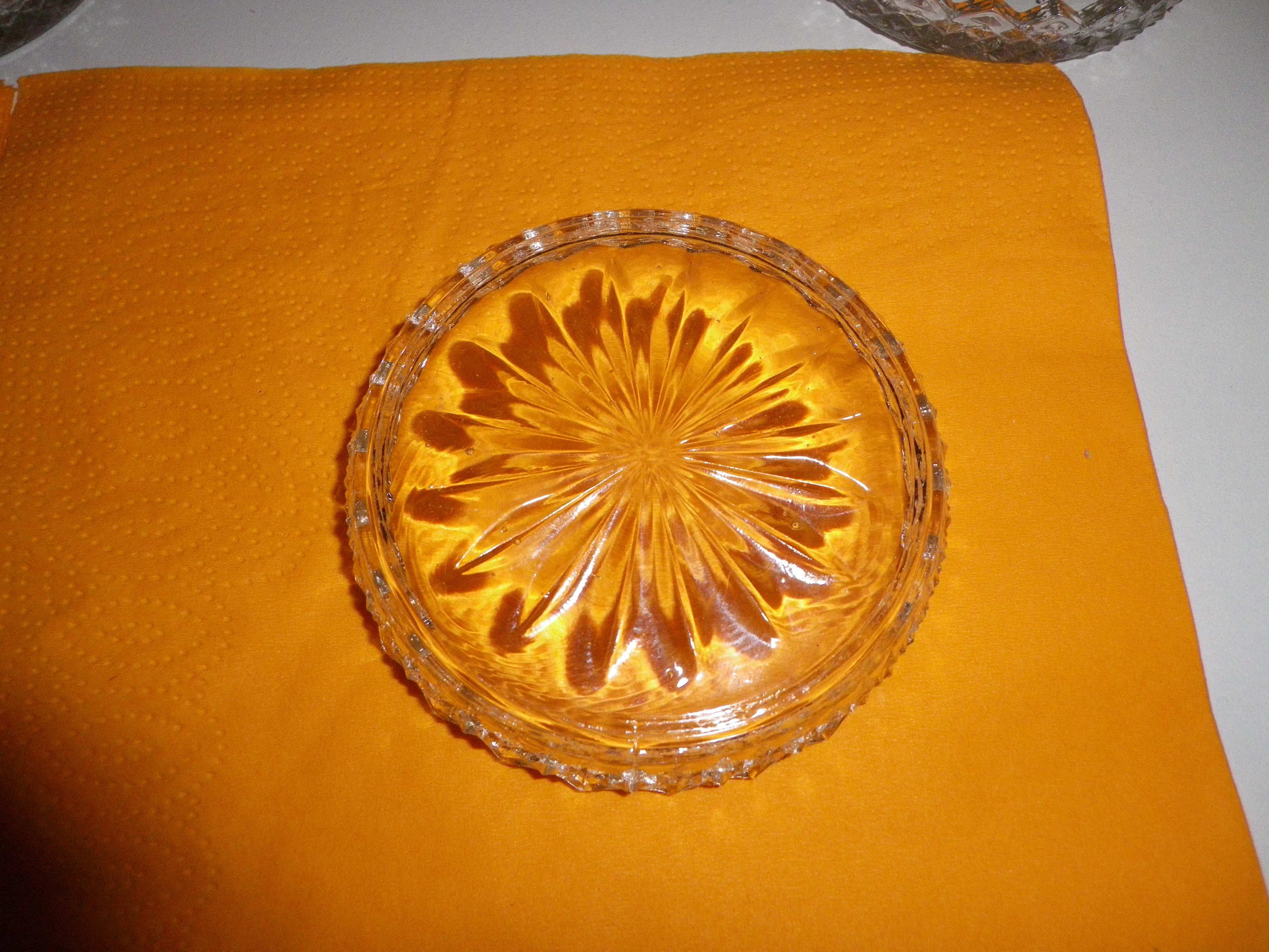 12 under crystal glasses in their original box 1960