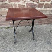 Parisian cast iron bistro table Mid-century French Paris café Montmartre bistro table 80s