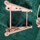 Pink Cast Iron Bathroom Set