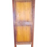 Solid oak bonnetière signed Jean Laïck