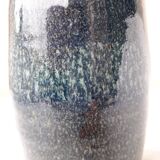 Blue stoneware vase