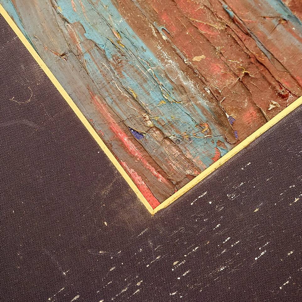 Patrick BOUDON (1944-2019) "Humanoid" oil on canvas