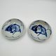 Lot of 2 Vintage Koi Carp Plates