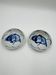 Lot of 2 Vintage Koi Carp Plates