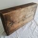 Box with vintage carpentry compartments