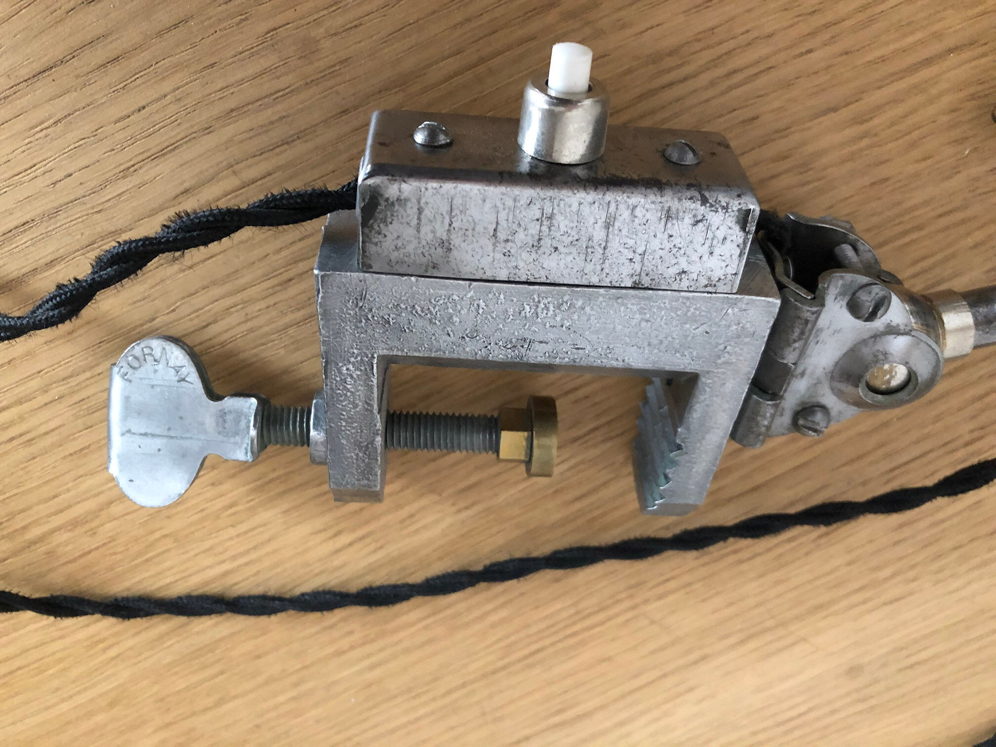 Workshop lamp, office Fornay to vice decades 30 - 50