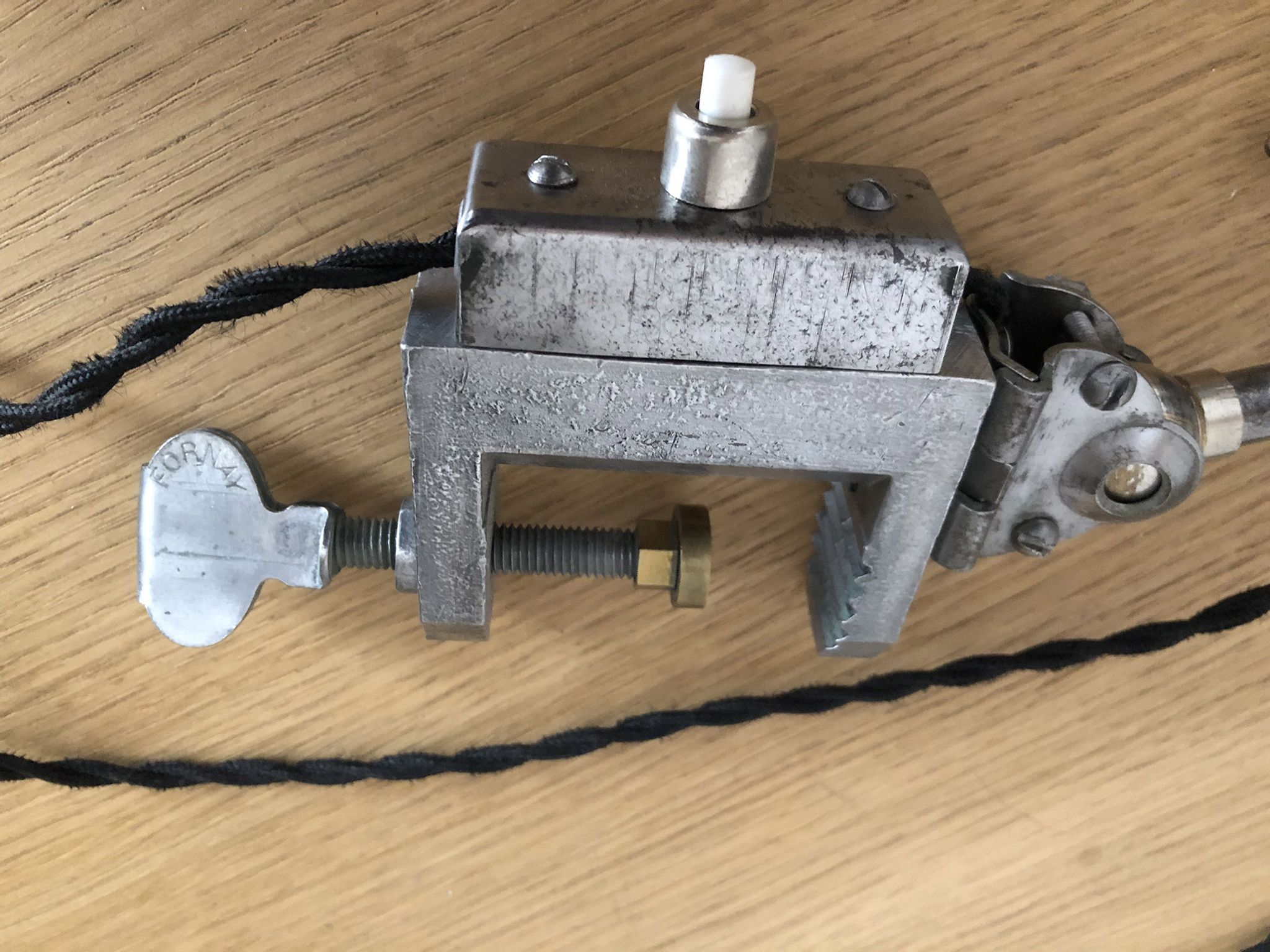 Workshop lamp, office Fornay to vice decades 30 - 50