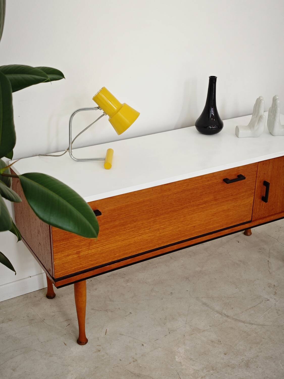 Ancienne meuble coiffeuse style scandinave 1960