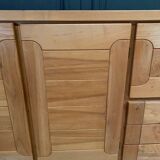 Elm sideboard Maison Regain circa 1970