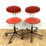 Retro swivel chairs Kovona, 1970s (set of 2)
