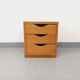 Vintage bedside cabinet or storage unit in solid wood from the 60s