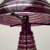 Postmodern glass mushroom table lamp, Italy