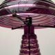 Lampe de table en verre champignon postmoderne, Italie