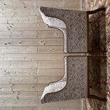 Pair of English / Art Deco style wingback armchairs