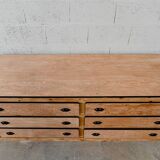 Wooden trade counter