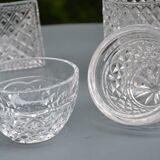 Set of glass candy jars/boxes
