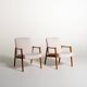 Scandinavian teak armchairs, 1950s/60s