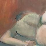 Tableau figuratif signé Marais, France années 70