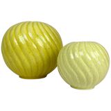 Rare pair of mid-century modern vases by Gunnar Nylund, Rörstrand, Sweden, 1940s.