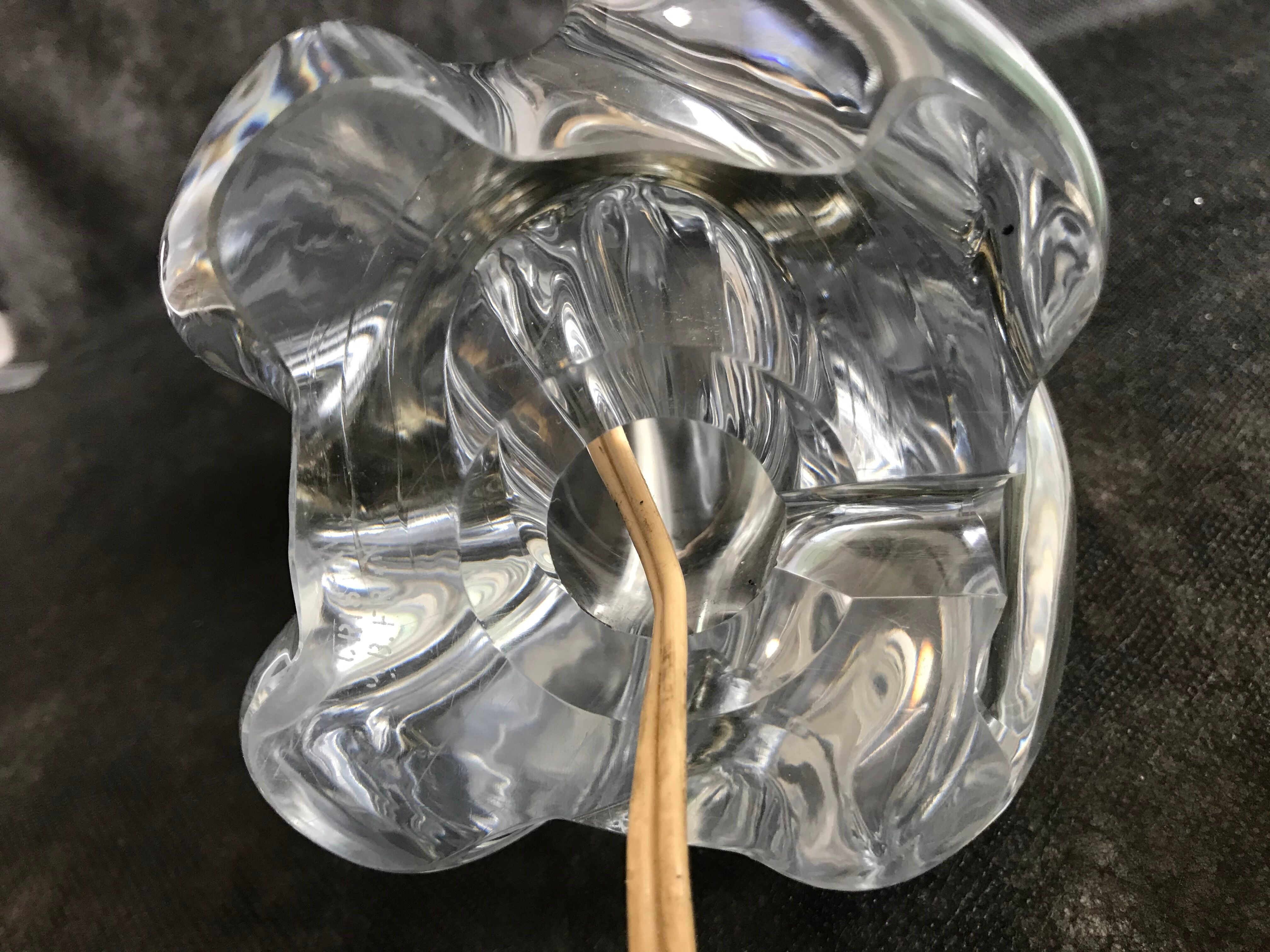 Pied de lampe Joseph Bleichner Manufacture de Saint Louis
