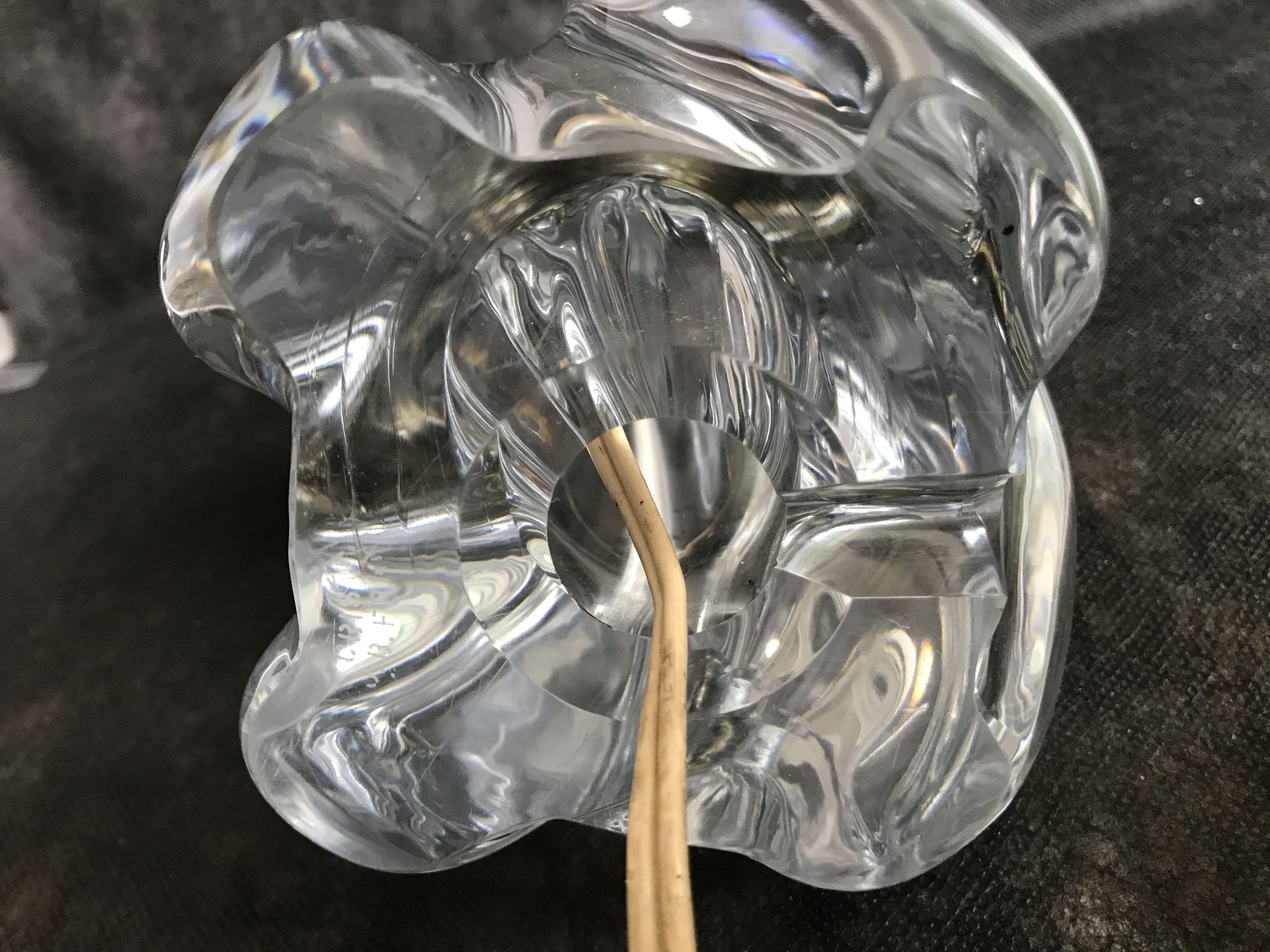 Joseph Bleichner lamp foot, St. Louis Manufacture
