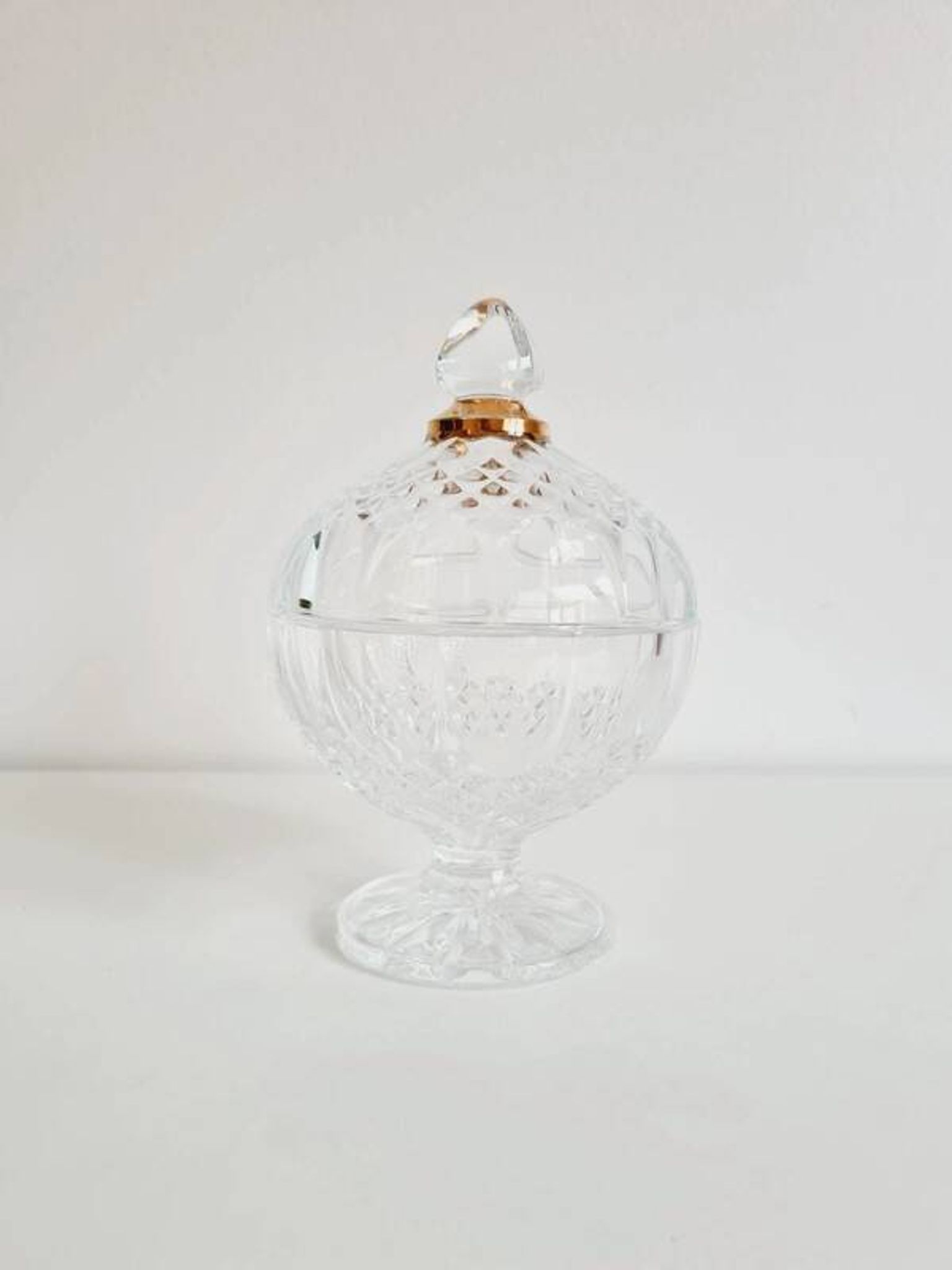 Yves Rocher crystal candy box - 1970s