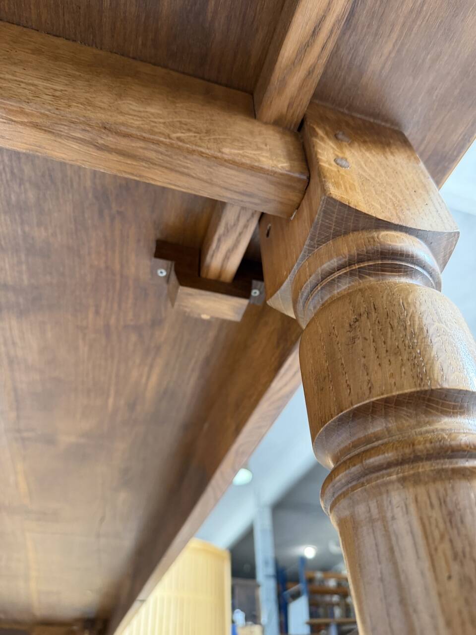 Table repas style drapière noyer 2m5/3m5 1900