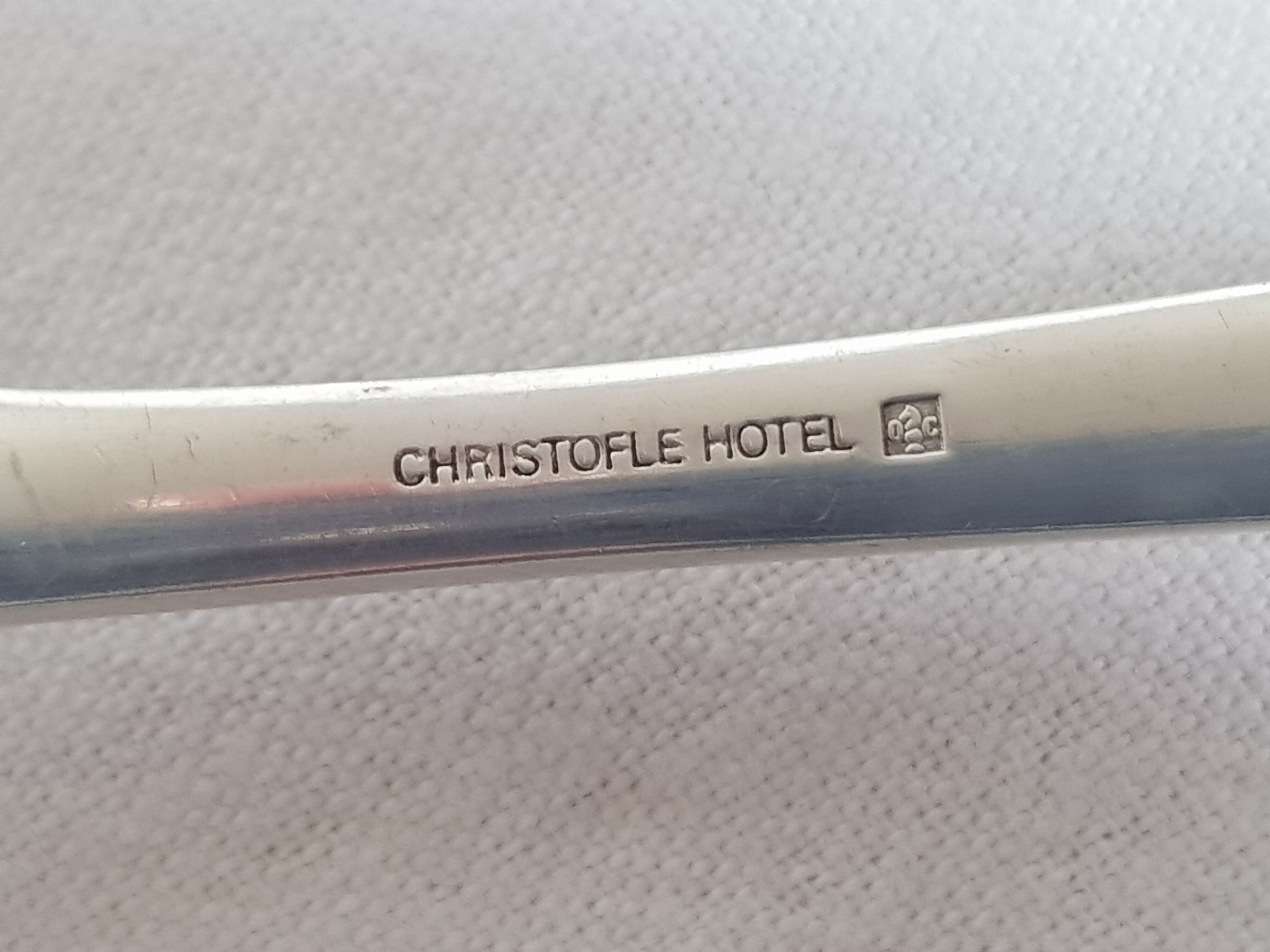 Set of 5 spoons "Christofle hotel", 17 cm