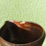 Large stoneware jug with a family name pattern, 1912