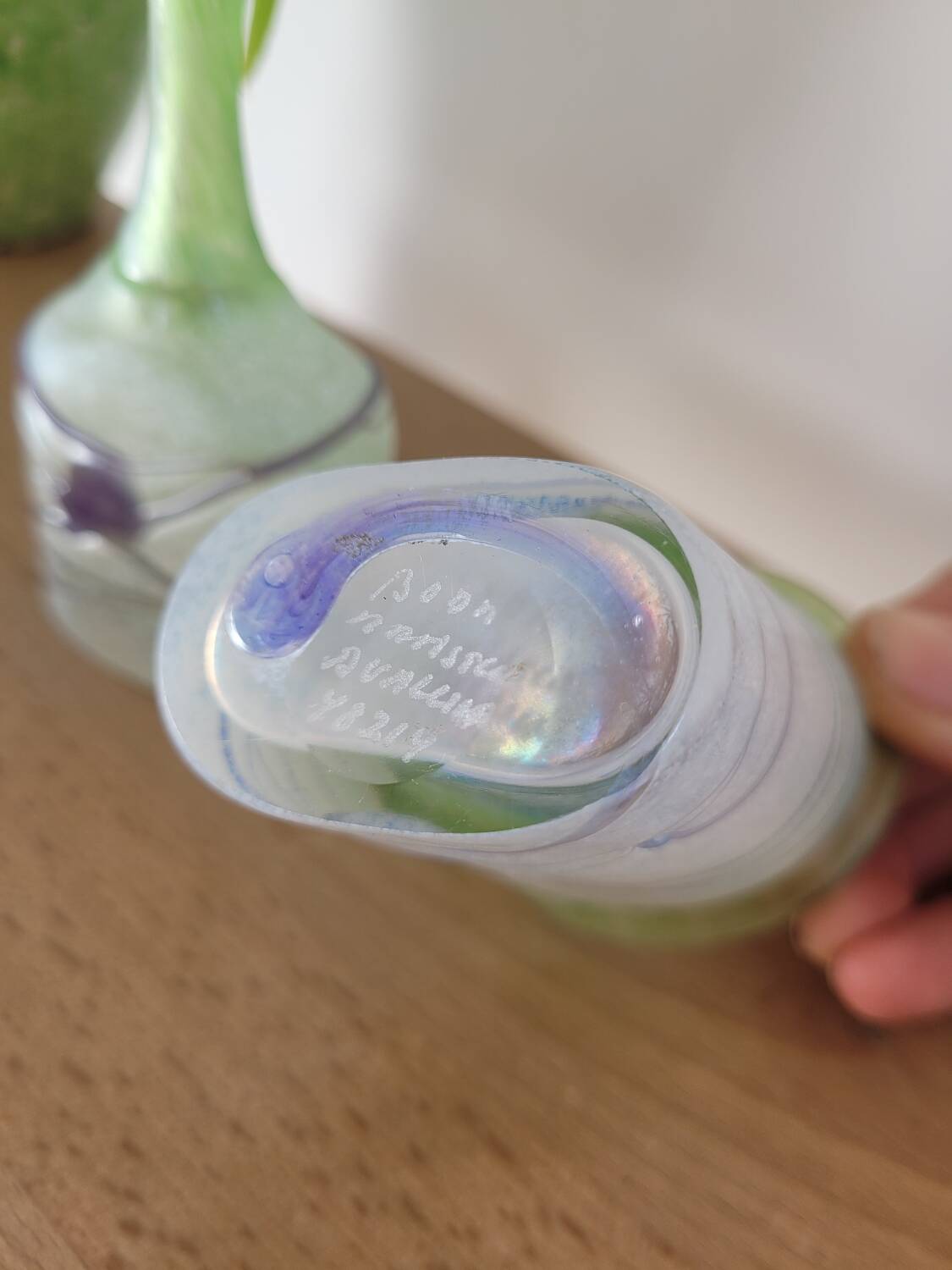 Kosta Boda Sweden Glass Vase and Goblet