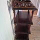 Antique Art Nouveau shelf in carved wood